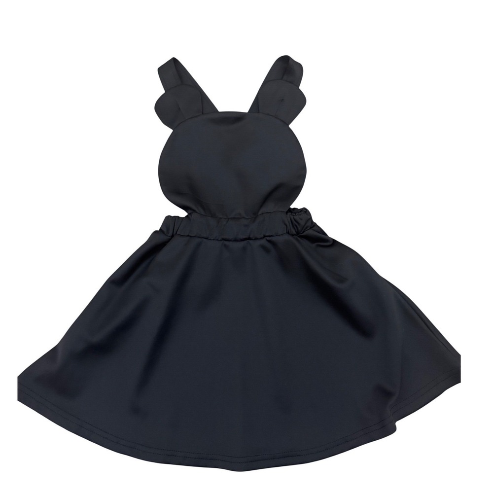 Cutiego Kids Black Mickey Ear Pinafore Dress‎ Size 140 size 5t